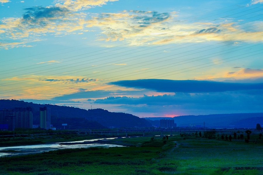藍(lán)色的天空